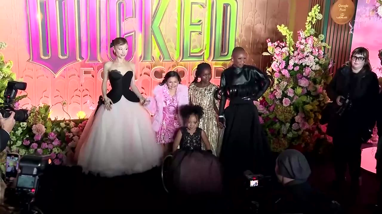 The cast of 'Wicked' hit the red carpet in New York