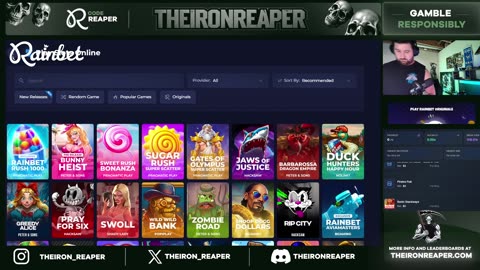 2026! 6K LB! Daily Giveaways! REAP The MF Day! @Rainbet Grab a drink and join.