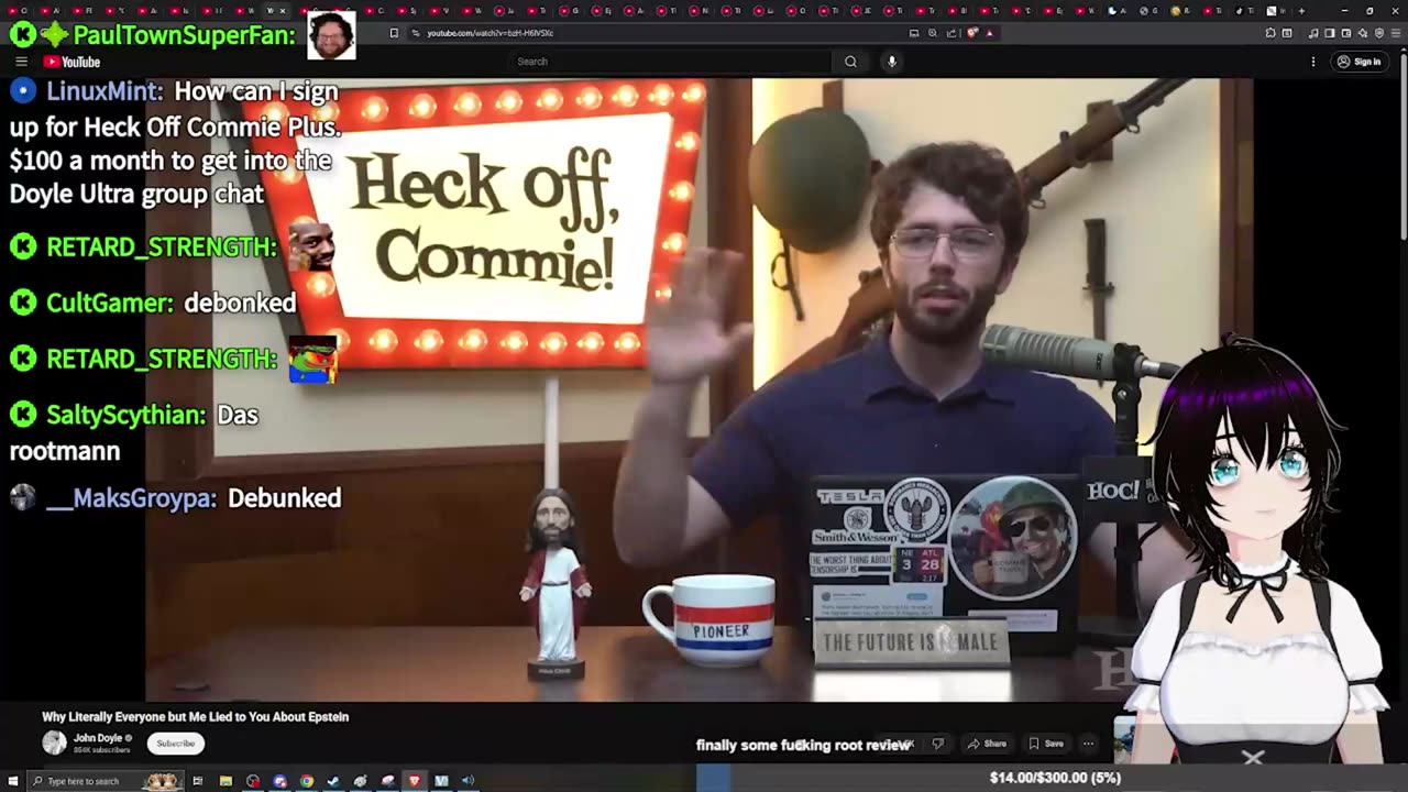 Wurzelroot reacts to Doyle's cope video about the Epstein coverup