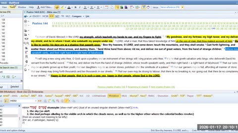 Bible Study Psalms 144