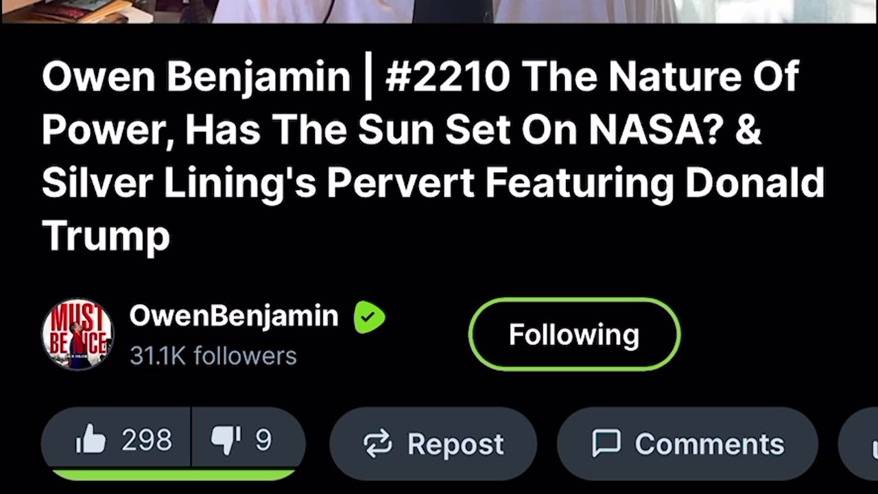 Owen Benjamin reads my schizo letter