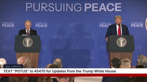 President Trump Participates in a Press Conference with the President of the Russian Federation