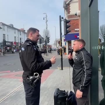 British police seize preacher's microphone because he caused anxiety in someone