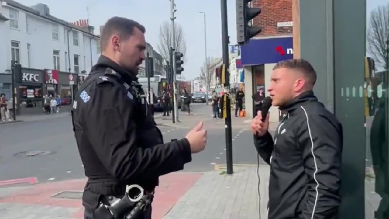 British police seize preacher's microphone because he caused anxiety in someone