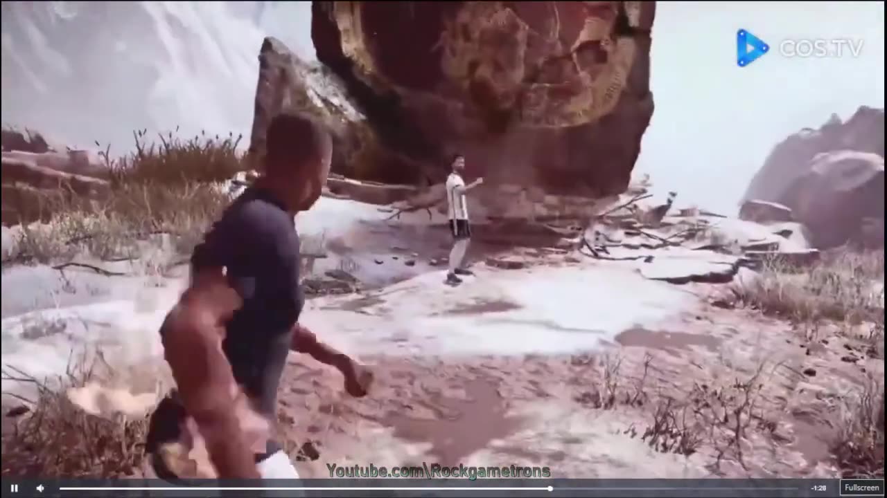 Lionel Messi VS Kylian Mbappé - God of War Gameplay.mp4