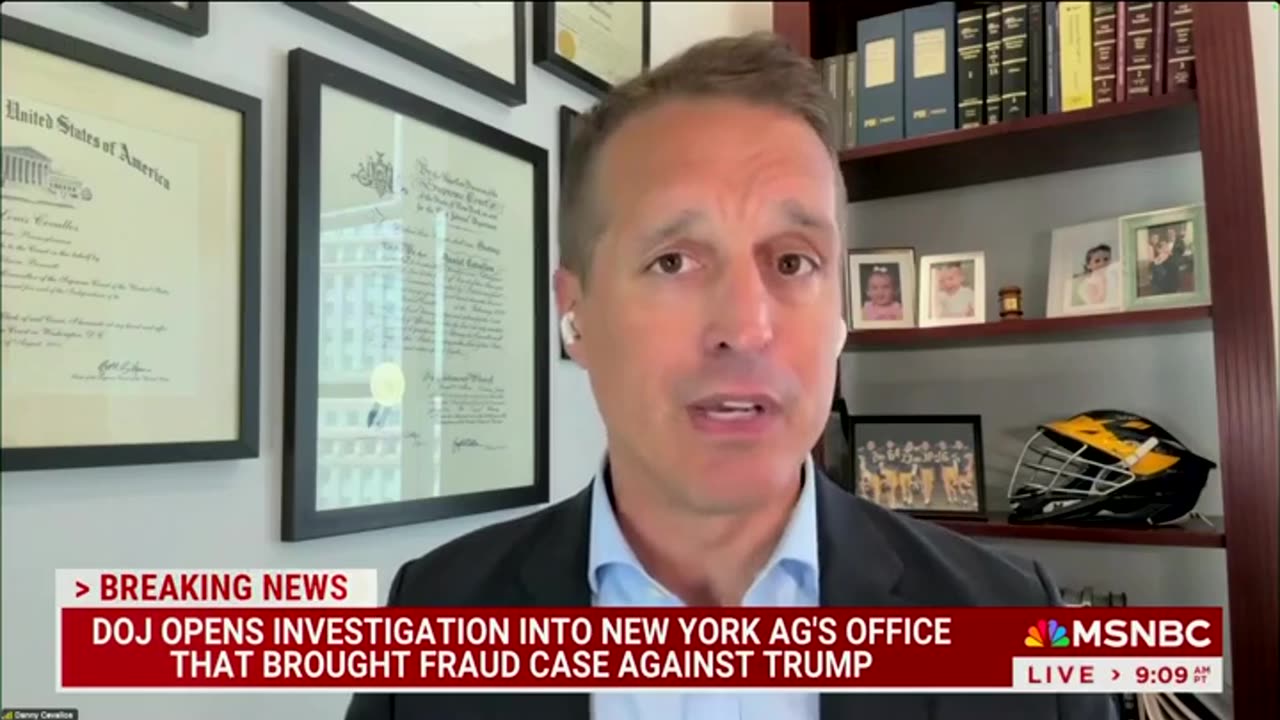 MSNBC Legal Analyst Warns 'Letitia James Should Be Very Concerned' About DOJ Probe