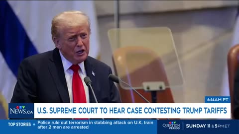 U.S. Supreme Court to hear argument's this week on President Trump's tariffs