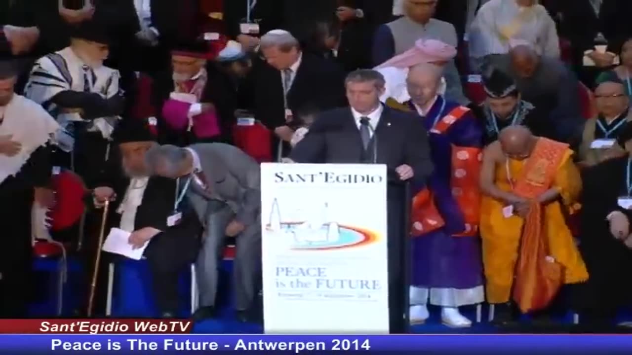 Ereticii Ecumenisti INTER-RELIGIOSI Joanta, Iosif Pop, Selejan "Rugaciune" in comun in tacere, 2014
