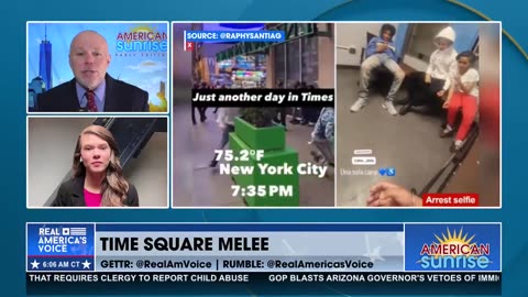 TIMES SQUARE MELEE