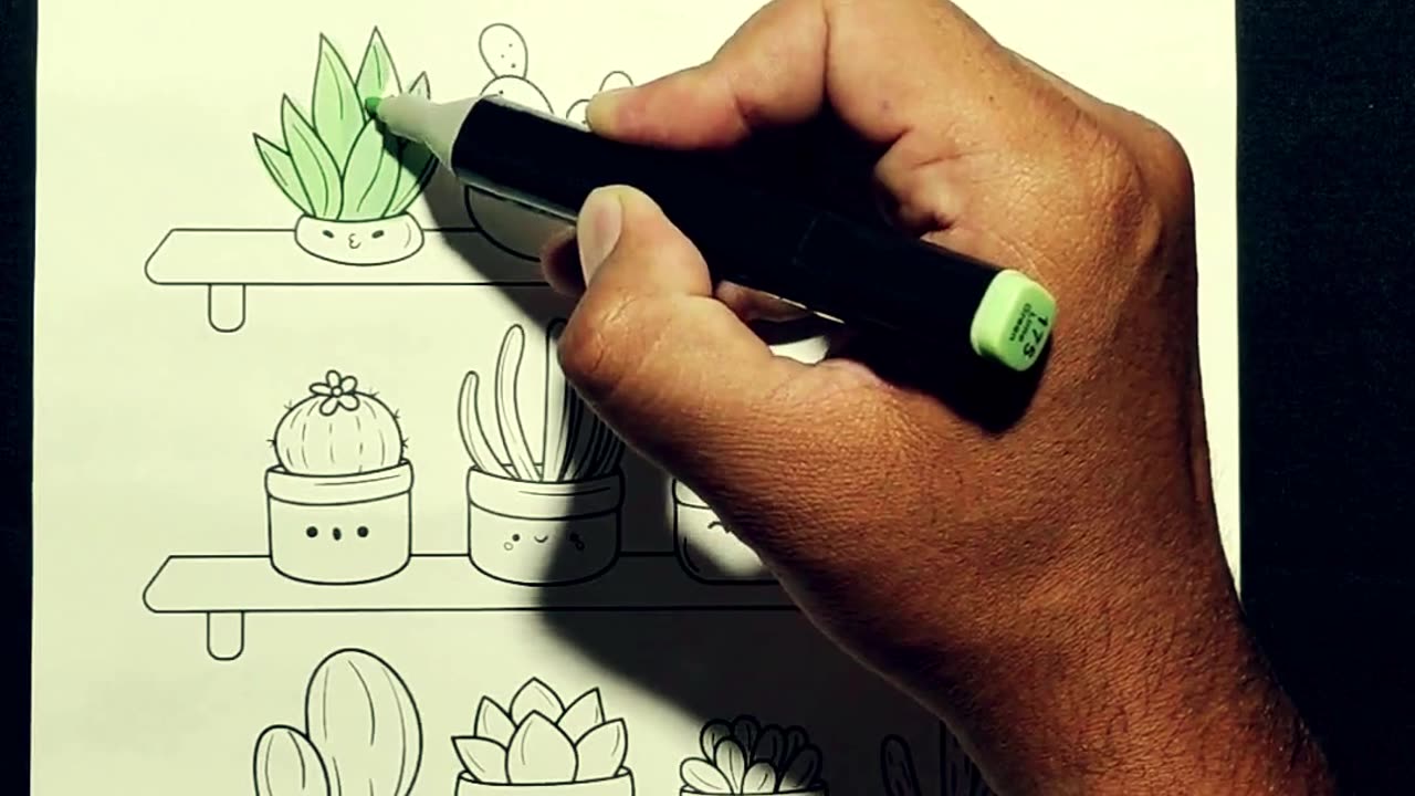 Satisfying Coloring Videos | Relaxing Coloring Videos | How To Color | 020 #coloring #satisfying