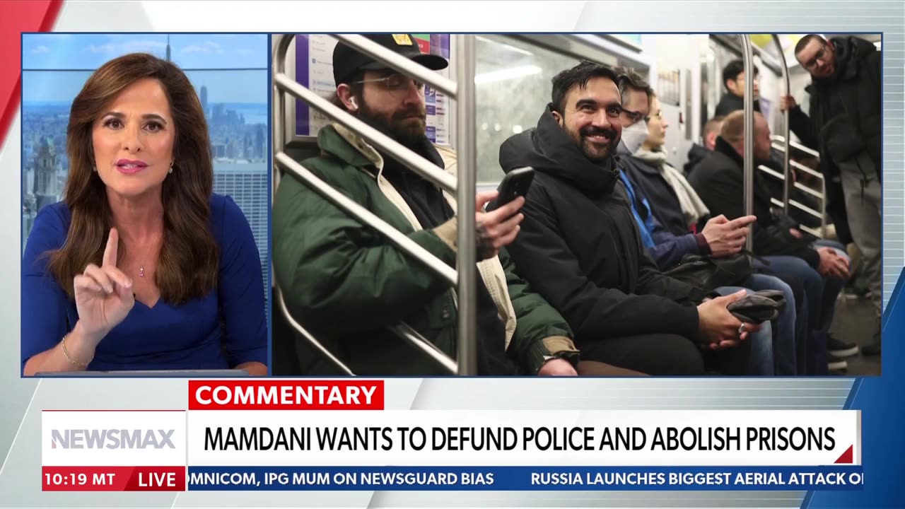 Newsmax - Lidia Curanaj - Discussion on NYC Mayoral Candidate Zohran Mamdani.