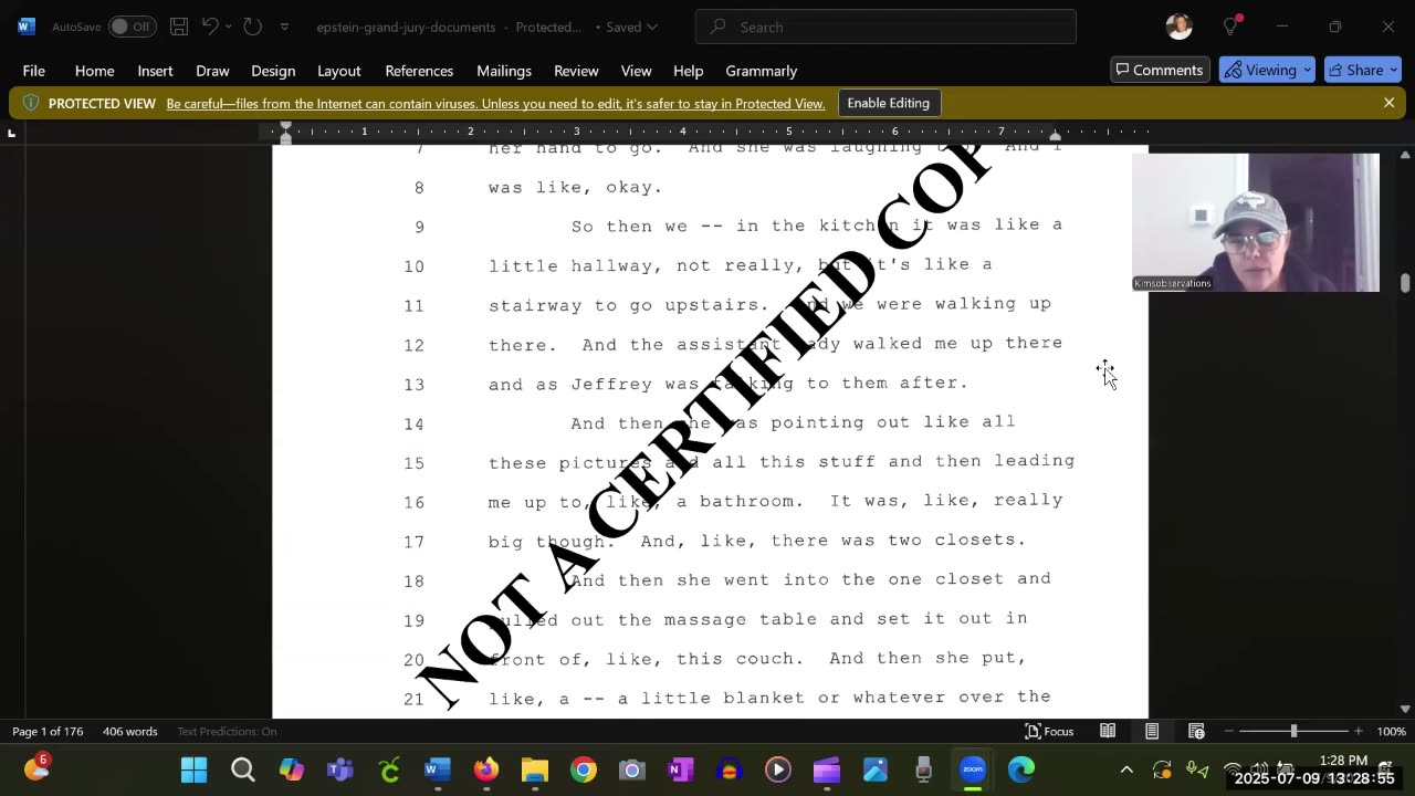 V 2 Epstein Grand Jury Docs Released in 2024