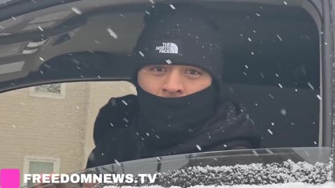 "We are trying to arrest a child sex offender" ICE agents say as activists honk to alert"