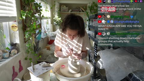 Live 🔴 Episode 185 Swan City Ceramics 🦢 Pottery Livestream