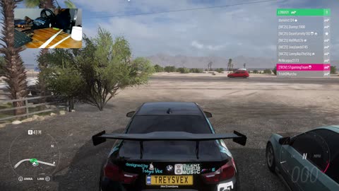 STREET RACING WITH @ForzaTreysVex - steering wheel gameplay