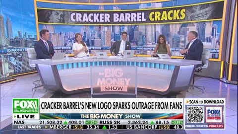 After Cracker Barrel's "woke" redesign provokes criticism, stock plummets.