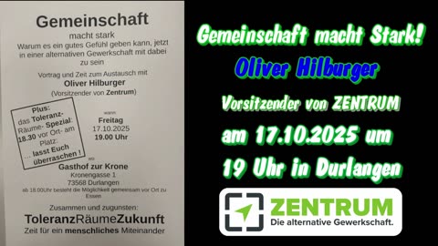 Werbung 💥 Oliver Hilburger 💥 in Durlangen am 17.10.2025 💥