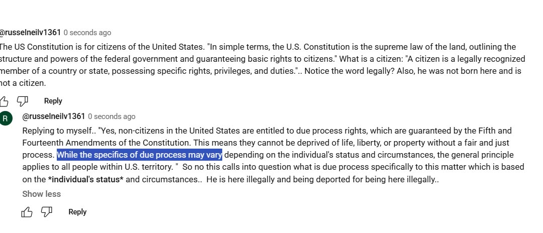 Supreme Court Rushes Overnight ruling - regarding Due Process of non-citizen individuals