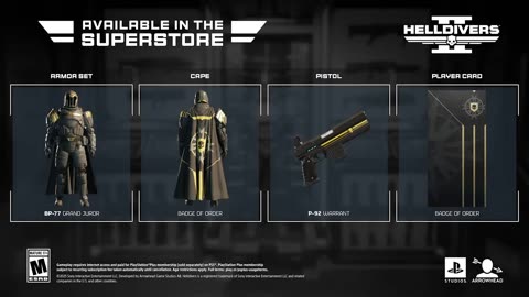 Helldivers 2 - Force of Law Warbond | PS5 & PC Games