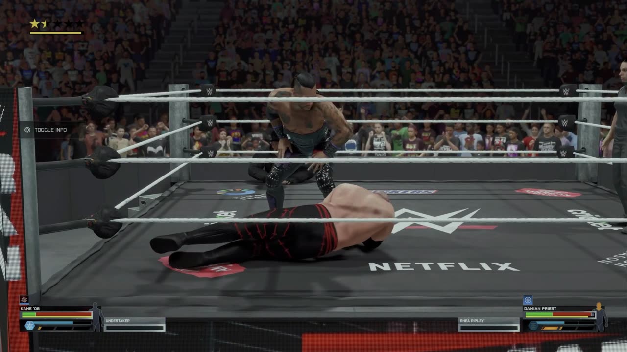 wwe 2k25 335 universe Kane VS Damian Priest