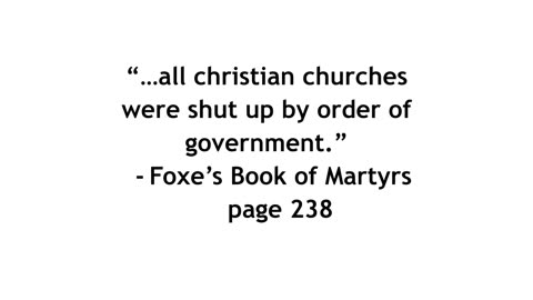 Foxe’s Book of Martyrs: Book VII Section III, Section IV.