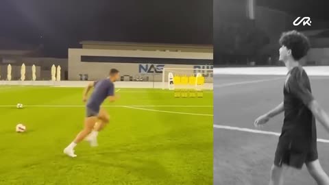 Cristiano Jr. vs Cristiano Ronaldo... Who did it better