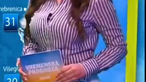 Must Watch: Bosnia's most popular weather reporter. #youtubeshorts #weather #bos