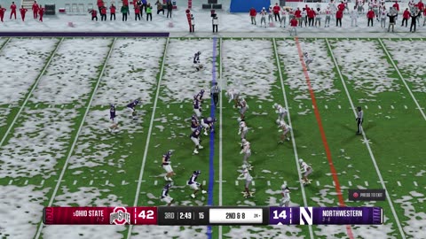EA Sports College Football 25 Ohio State Dynasty Year 1 Game 10 Ohio State Vs Northwestern CPU Vs CPU
