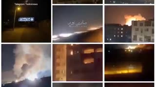 This is how the attack began in the early morning across Iran.💥
