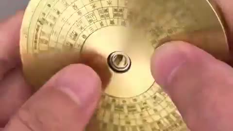 THIS IS THE LUO PAN, A CHINESE COMPASS USED IN FENG SHUI TO FIND DIRECTIONS AND HARMONIZE ENERGIES