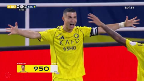 Cristiano Ronaldo is chasing destiny 🔥 950th career goal 🔐 Roshn Saudi League