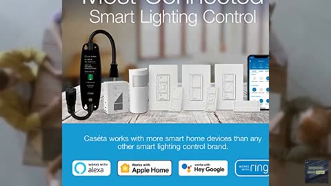 Lutron Caseta Smart Lighting Smart Hub Repeater, Expands The Range of Caseta Up