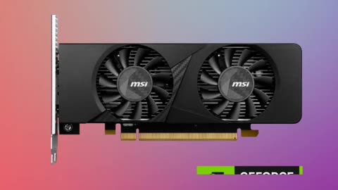 MSI LP GeForce RTX 3050 6GB - Low Profile GPU for Compact Builds! 🔥