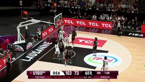 La Finale Masculine de la Coupe FIBA U19 2025 Allemagne vs États Unis