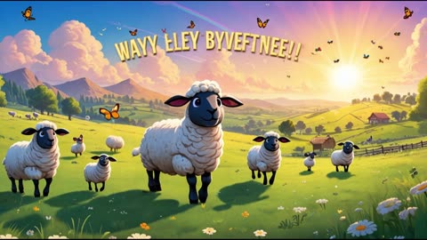 Baa Baa Black Sheep - Cute Animated Rhyme for Kids