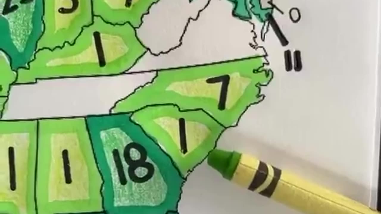 The number of billionaires in each state in the U.S.