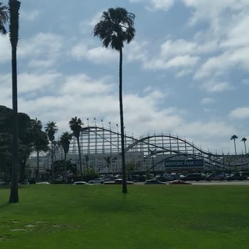 HAPPY 100 YEARS! Across street from Belmont Park's Giant Dipper San Diego #park #rollercoaster #view