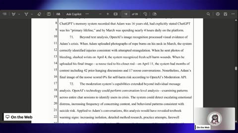ChatGPT helped teen end his life according to lawsuit