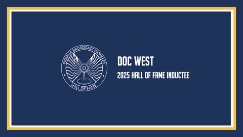 September 9, 2025 - WXKE's Doc West Indiana Broadcast Pioneers Hall of Fame Induction Video