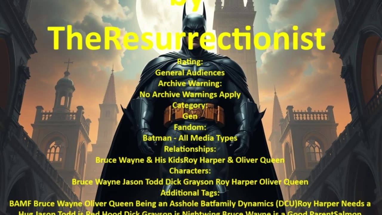 Fanfiction-batman: the weight by TheResurrectionist