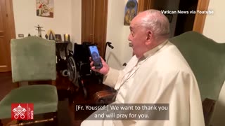 Vatican video shows one of Pope Francis’ calls to Gaza Parish