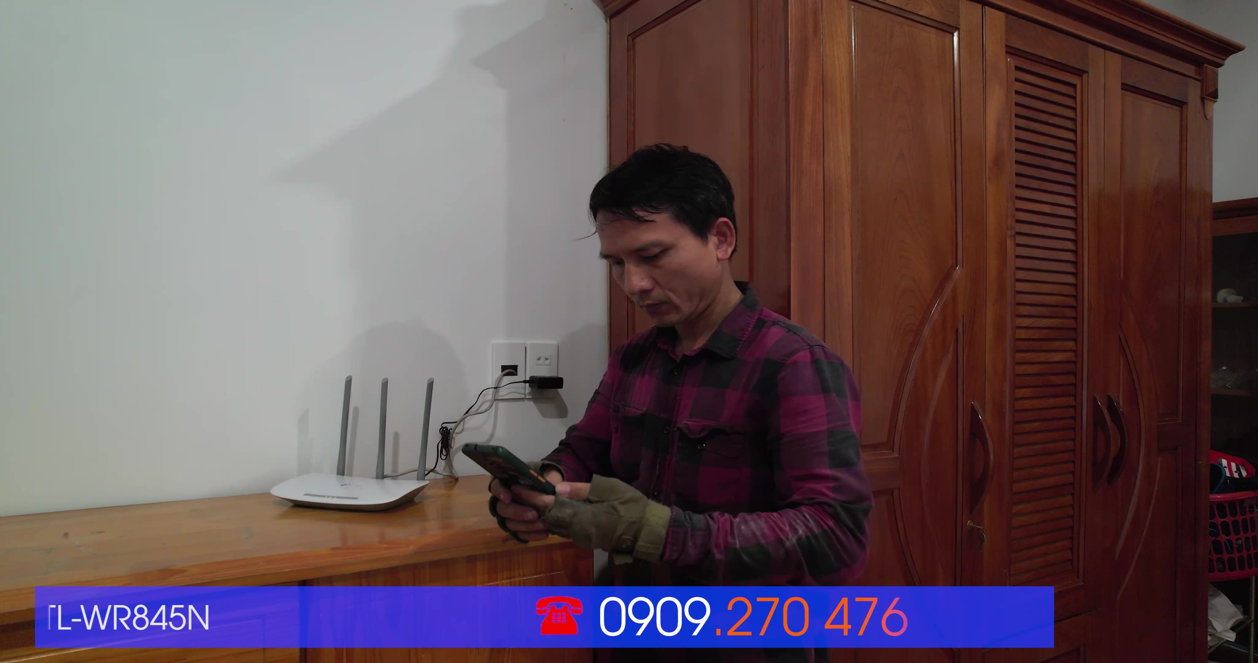 Nâng cấp tốc độ truy cập internet, lắp đặt bộ phát Wifi TP-LINK TL-WR845N