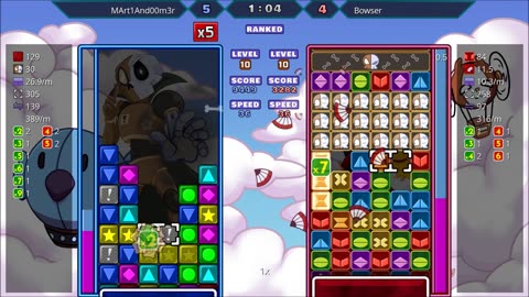 Panel Attack 2-Player (8-3-2025): MArt1And00m3r vs Bowser