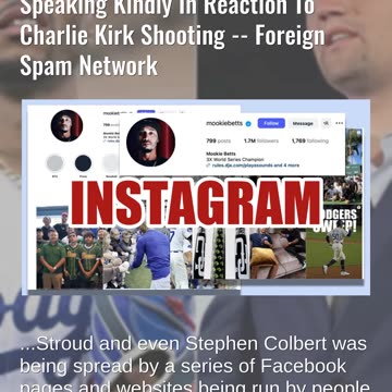 Fact Check: Mookie Betts, Others Did NOT Post Quote About Speaking Kindly Reacting To Charlie Kirk