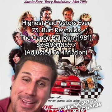 Burt Reynolds Got Paid Different