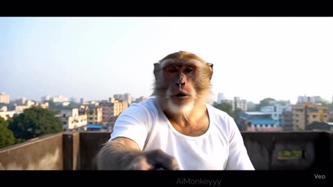 Monkey Gaya Bangalore Vlog Karne 😎🏙️ | Namma Ooru Monkey | Viral City Reels 2025