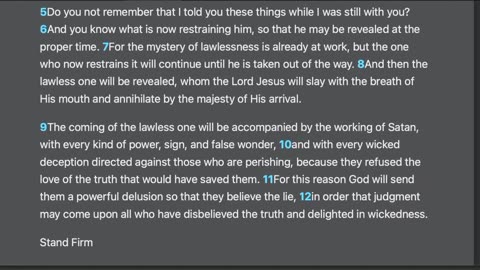 2 Thessalonians 2