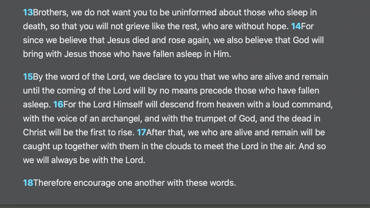 1 Thessalonians 4