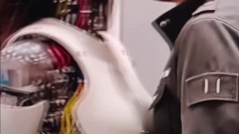 Man tries out robo-girlfriend
