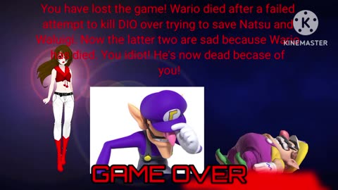 Wario vs. DIO (English Wii Bootleg) Continue & Game Over